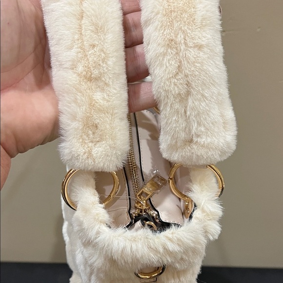 ALDO | Faux Fur Hand Bag w/ Crossbody Strap & Bag Charms - Picture 14 of 14